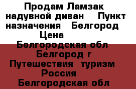 Продам Ламзак (надувной диван) › Пункт назначения ­ Белгород › Цена ­ 750 - Белгородская обл., Белгород г. Путешествия, туризм » Россия   . Белгородская обл.